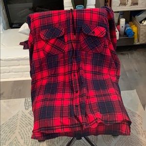 Plaid flannel jacket